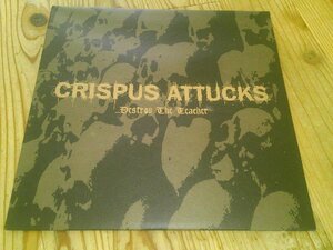 LP：CRISPUS ATTUCKS DESTROY THE TEACHER クリスプスアタックス：ポスター付き：UK盤