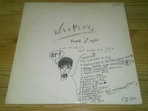 LP：FRANK ZAPPA WAX FLAGS フランク・ザッパ：2枚組