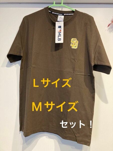 M、Lサイズ2点！パドレス　Tシャツ ダルビッシュ　サンディエゴ　野球　メジャー 半袖