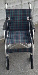 介助式軽量コンパクト車椅子 折りたたみ ミキ　標準介助式車椅子　MPCN-46JD