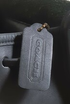  ★オールドコーチ COACH　ミニリュック 　　　レザー黒 9960_画像7