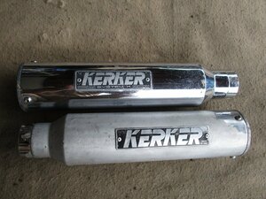 送料無料♪　バイク部品　KERKER　マフラー　サイレンサー　カーカー　汎用　　中古品