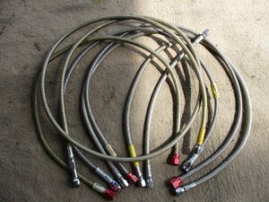  bike parts GOODRIDEGE mesh hose Harness wire 7 pcs set secondhand goods 