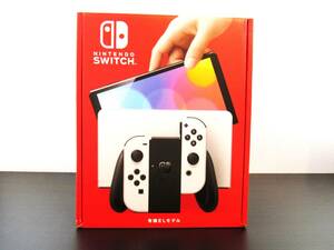 【送料無料】 【新品未開封】 Nintendo Switch 有機ELモデル Joy-Con ホワイト 任天堂スイッチ ② kd