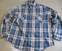 ■７０年代 BIG MAC /ビッグマック JCPenney ヘビーネルシャツ 長袖チェックシャツ サイズ L_画像8