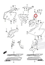 SUZUKI 純正 ジクサーSF250 左 インナーサイドカウル #94442-41K00-000 【インドスズキGIXXER SF】_画像3