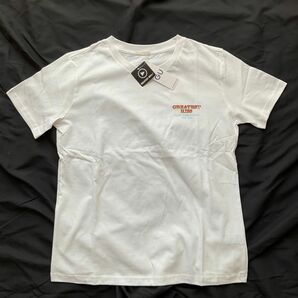 GU（ジーユー）レディース Tシャツ　KISS バックプリント　白　Ｌサイズ　未使用品