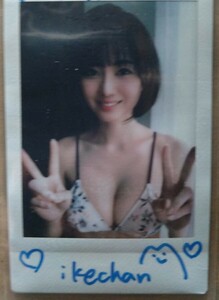 i. Chan autographed Cheki [ elected goods ] notification paper 