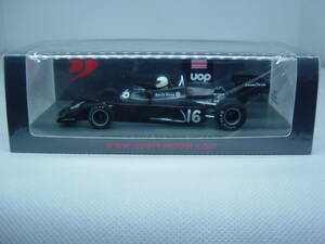 送料350円～ spark 1/43 Shadow DN3 Swedish GP 1974 #16 Bertil Roos シャドウ ルース スウェーデンGP