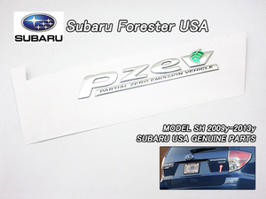  Forester SJ[SUBARU] Subaru FORESTER оригинальный US эмблема - задний PZEV Mark /USDM Северная Америка specification SJG.SJ5 за границей 2.5i Zero выбросы USA значок американский 