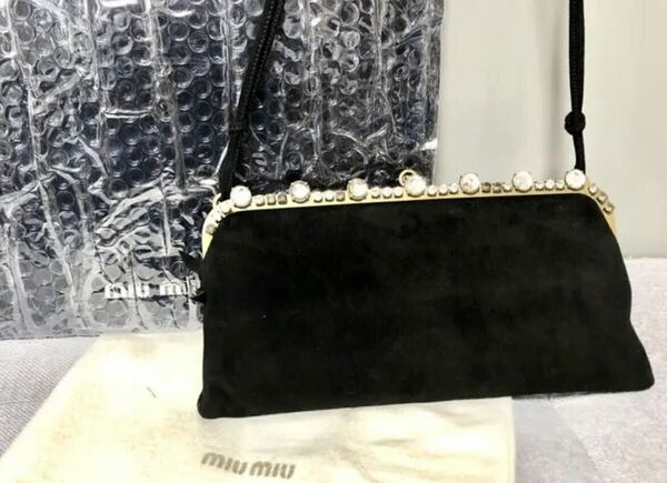 【送料無料】ミュウミュウ MIU MIU クラッチバッグ ショルダー バッグ