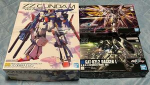 MG ZZ Gundam ver.Ka*HG mighty Strike freedom Gundam *HGdaga-L