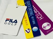 新品★フィラ ゴルフ FILA GOLF エンボス飛び柄 吸汗速乾 ストレッチ クロップドパンツ★春夏★ホワイト★w82★送料185円_画像8