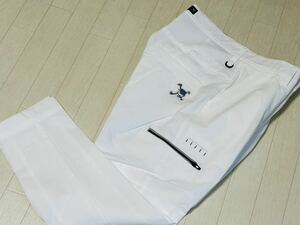  new goods * Oacley Golf Skull relax Silhouette . sweat speed . stretch tapered ankle pants / spring summer / white /w79/ postage 185 jpy 