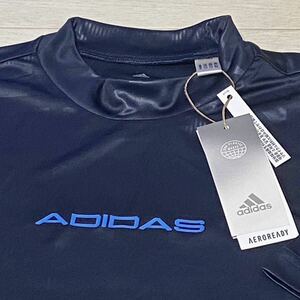  новый товар * Adidas Golf графика embo Sprint . пот скорость . короткий рукав mok шея рубашка / Legend чернила / размер M/ стоимость доставки 185 иен 