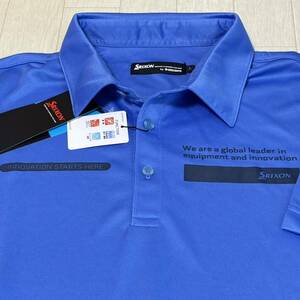  новый товар * Srixon by Descente Z-STAR. пот скорость . рубашка-поло с коротким рукавом / голубой / размер L/ стоимость доставки 185 иен 