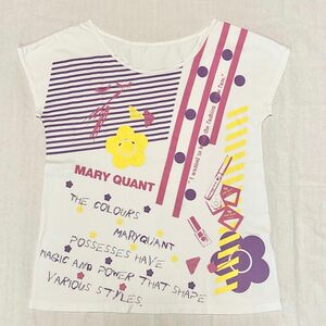 マリークワント 綿 コットン 半袖Tシャツ 日本製 Mサイズ