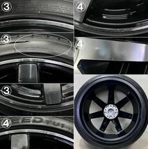 245/35R20 サマータイヤ&シルクブレイズ AVEL GROWTH 4本 №SB240516-S1 9.5J +33 5H 114.3/アルファード ヴェルファイア/20インチホイール_画像9