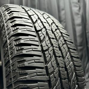 美品★wedsホイール&225/65R17 ヨコハマ GEOLANDAR A/T G015 4本 №B240501-B3 ハリアー RAV4 レクサスNX エクストレイル等/114.3*ブラックの画像9