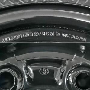 新車外し★200系ハイエース純正 15インチホイール 4本 №B240509-S3 15×6J +35 6H 139.7 レジアス/トヨタ*スチール*セット*1台分の画像8