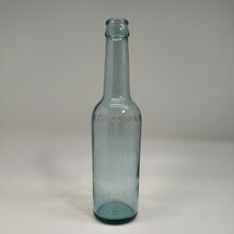 キッコーマン 空ビン 360ml ガラス瓶 昭和レトロ アンティーク 展示用に ガラス瓶 洗浄清掃済 空き瓶 空瓶 水色_画像1