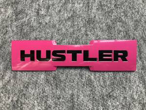 * Hustler * rear emblem sticker * pink *MR31S/MR41S/MR52S/MR92S* new model Hustler *HUSTLER* emblem * seal **