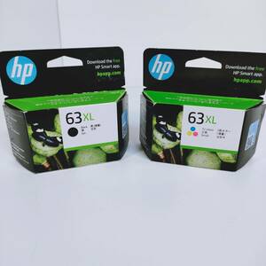 【未使用 未開封】HP ヒューレット・パッカード 63XL 純正インクカートリッジ 黒 3色カラー 未開封 増量タイプ 期限2025.08