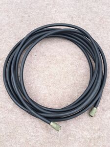 * selling out!! amateur radio cable [ fujikura 50Ω wireless for coaxial cable / 10D-SFA [ 10m ]/MP connector attaching ] beautiful goods *USED!