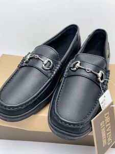 X200 unused tag attaching G.T.HAWKINS bit Loafer GT Hawkins leather shoes natural leather black size 8 soft 