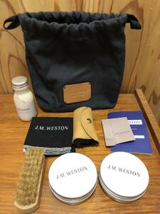 J.M.WESTON シューケアセット　ケア　巾着　袋JMウェスト