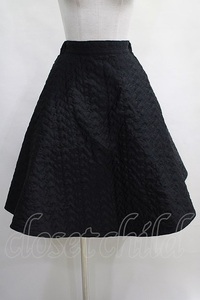 Candy Stripper / HEART QUILT SKIRT 1 黒 H-24-04-24-038-PU-SK-KB-ZT0504H