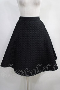 Candy Stripper / HEART QUILT SKIRT 1 黒 H-24-04-19-022-PU-SK-KB-ZT0504H