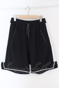 LAND by MILKBOY / TROLLS BASKET SHORTS( sample goods ) black × white line O-24-04-30-127-MB-PA-OW-OS