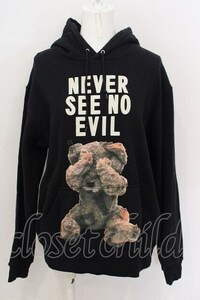 MILKBOY / NEVER SEE NO EVIL HOODIE M ブラック O-24-04-30-090-MB-TO-OW-OS