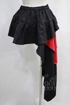 Qutie Frash / アシメラップスカート 黒×赤 H-24-03-30-015-QU-SK-KB-ZT202_画像3
