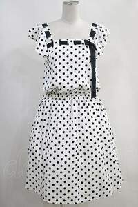 MILK / Betty Dress ホワイト×ブラックドット H-24-05-03-1008-ML-OP-KB-ZH