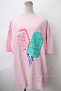 MILKBOY / ICE CREAM T-shirt XXL pink Y-24-05-06-117-MB-TO-SZ-ZY