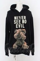 MILKBOY / NEVER SEE NO EVIL HOODIE M ブラック O-24-04-30-090-MB-TO-OW-ZS_画像1