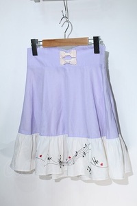 axes femme POETIQUE / silver chewing gum skirt lavender S-24-05-13-088-AX-SK-AS-ZS