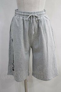 NieR Clothing / 5分丈GRAY SWEAT HALF PANTS グレー H-24-05-18-010-PU-PA-KB-ZH