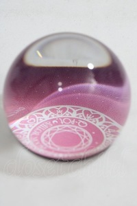 Q-pot. / crystal dome paperweight clear Y-24-05-20-005-QP-ZA-SZ-ZY