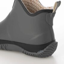 メンズレインブーツ　レインシューズ　長靴　雨靴　天然ゴム素材　新品『20089-gry-265』26.5cm　在庫一掃セール_画像5