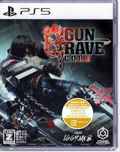 PS5※未開封品※◆ガングレイヴ ゴア GUNGRAVE G.O.R.E ~ PLAION ■3点より送料無料有り■A/42.06