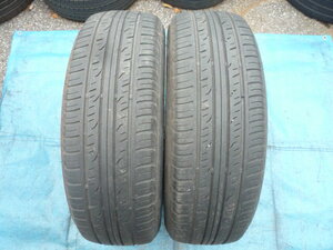 バリ山2本！225/65R17 102H ダンロップ グランドトレック PT3 18年製造 長期室内保管品 225/65-17 225/65ZR17 　　　　　　　　　　　