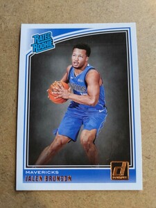 NBA rookie rc ルーキー カード jalen brunson donruss 179