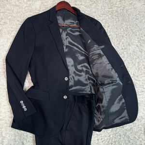  beautiful goods EPOCA UOMO Epoca womo stretch suit setup 50 XL black black jacket pants jersey - shell button business 