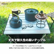 未使用 アウトドアテーブル 折りたたみ 収納 ストッカー付き ゴミ箱 約47×45cm キャンプ ソロキャンプ ゴミ箱 緑 カーキ_画像4