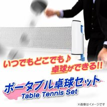 家庭用 卓球 セット ピンポン テーブルテニス ラケット ボール 簡単設置 卓球ネット 玩具 屋内遊具 パーティ ゲーム スポーツ プレゼント_画像2