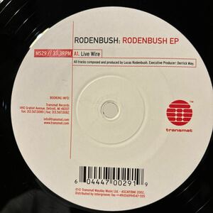 [ Rodenbush - Rodenbush EP - Transmat MS29 ] Lucas Rodenbush , Derrick May