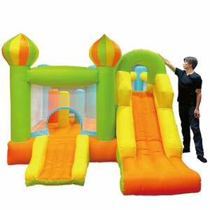  child large joy classical interior large air playground equipment rain. day . safety trampoline punching slide -stroke less departure . free shipping 